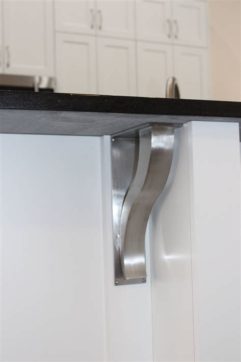 metal brackets for countertops|metal corbels for countertop overhang.